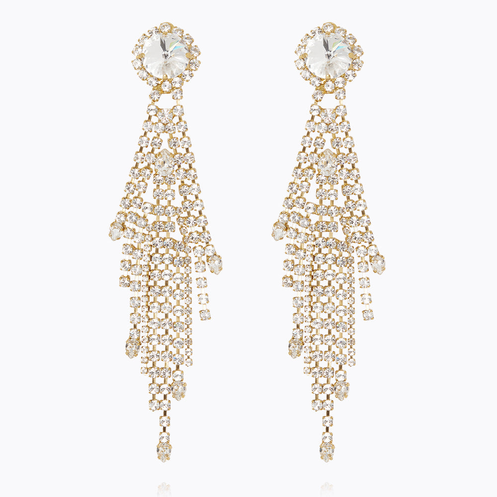 Crystal Cinderella Earrings for Women - Elegant Princess Style Jewelry for Parties, Weddings & Special Occasions