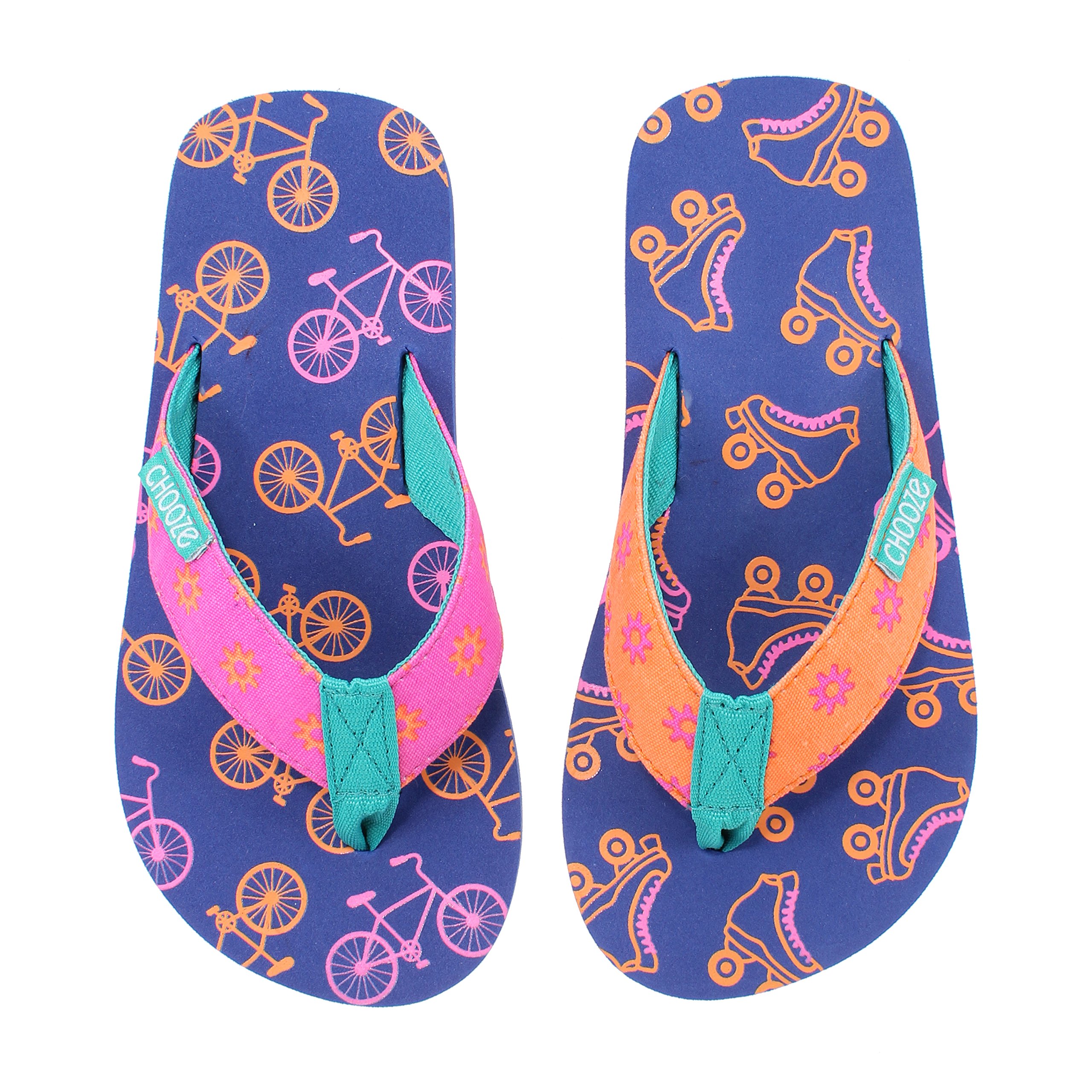 CHOOZE Kids' Comfortable Flip Flops - Soft & Supportive Sandals for Boys & Girls - Perfect for Beach, Pool & Summer Play