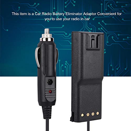 GP88 12V Car Adapter for Motorola GP88 GP300/600 GTS2000 GTX2000/800/900 MTX638 PTX600 Radios - Universal Vehicle Power Charger for Police, Security & Commercial Two-Way Radios