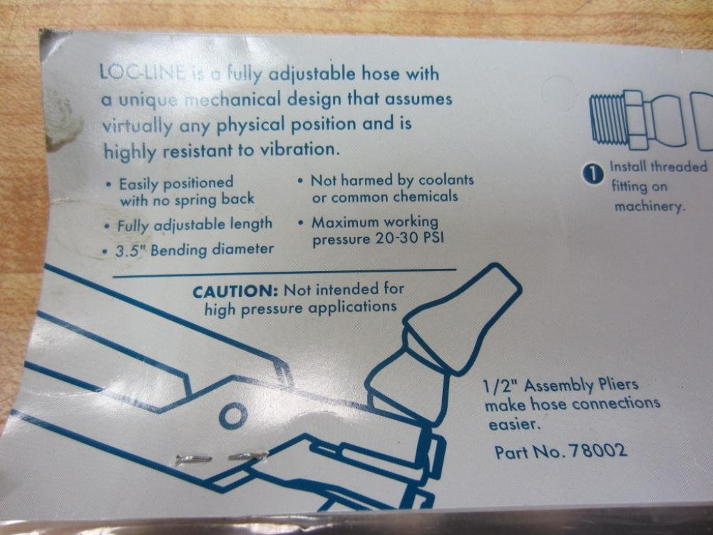 LOC-LINE 50813 Coolant Hose Kit - 1/2