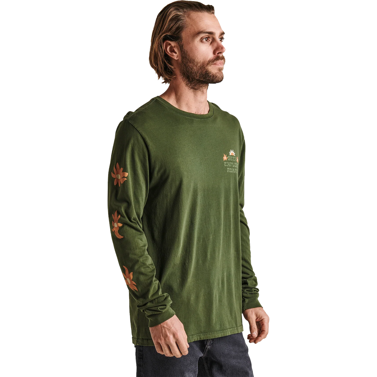 Atoll Long Sleeve T-Shirt for Men - Soft Cotton Casual Shirt with Comfort Fit - Perfect for Everyday Wear, Outdoor Activities & Layering