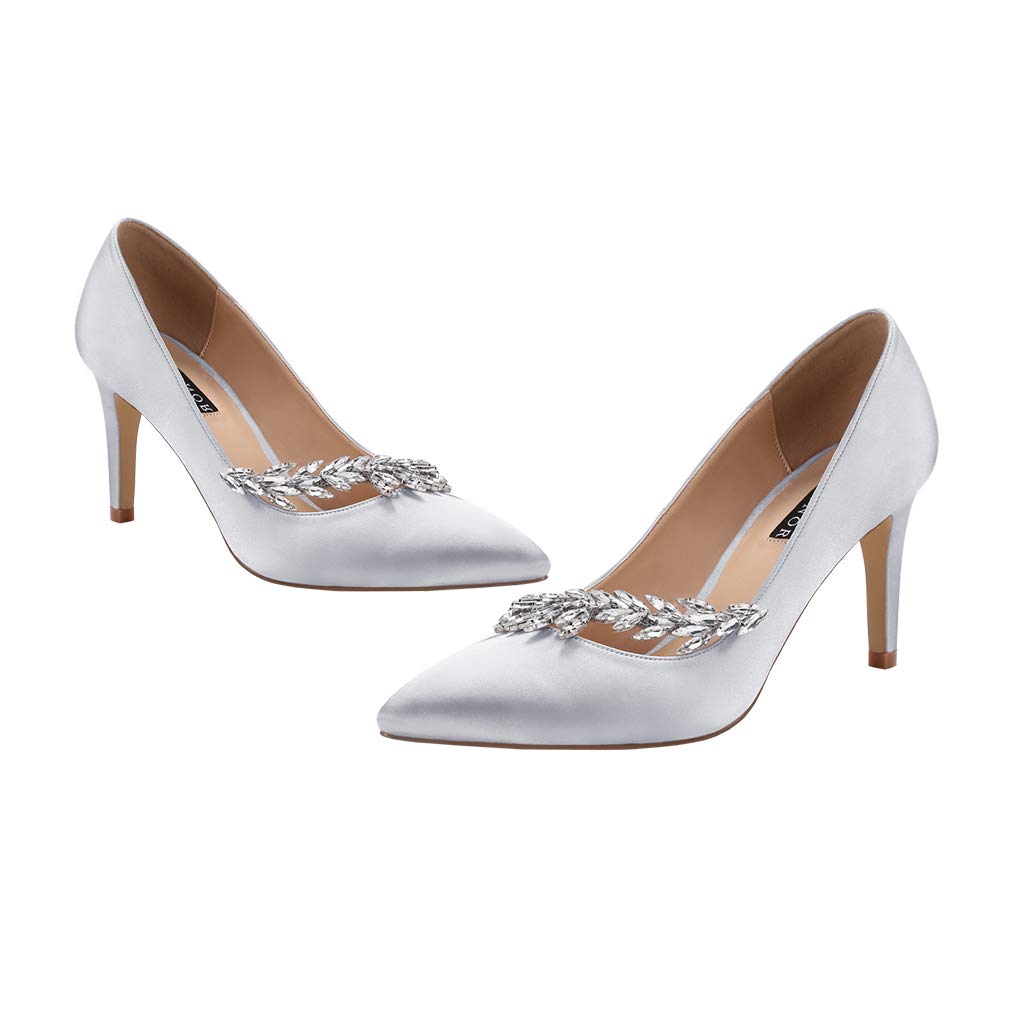 Elegant Women's Pointed Toe Mid Heel Pumps - Wedding, Party & Evening Dress Shoes for Special Occasions