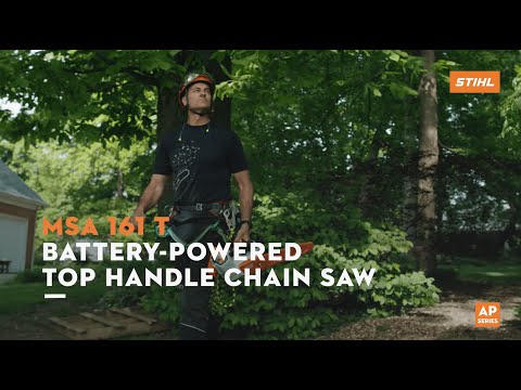 STIHL MSA 161 T 14-Inch 36V Battery-Powered Cordless Chainsaw - Lightweight & Powerful for Tree Trimming, Yard Cleanup & Firewood Cutting
