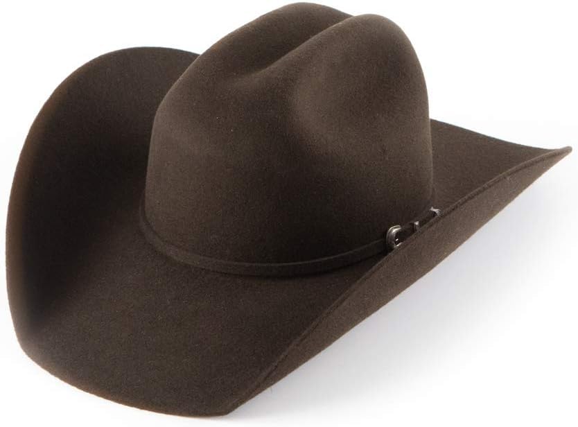 Rod's Specialist 4X Chocolate Brown Western Cowboy Hat - Size 6 3/4 - Premium Rancher Style for Men - Perfect for Rodeo, Country Music Festivals & Western Fashion