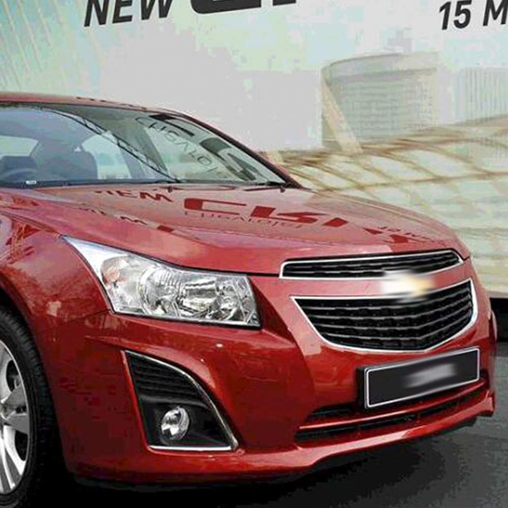 G-PLUS Black Honeycomb Grille Mesh Assembly - Front Bumper Lower Grille Cover for 2015 Chevy Cruze | Durable Car Accessory for Enhanced Style & Protection | Perfect for Street Racing & Custom Car Upgrades