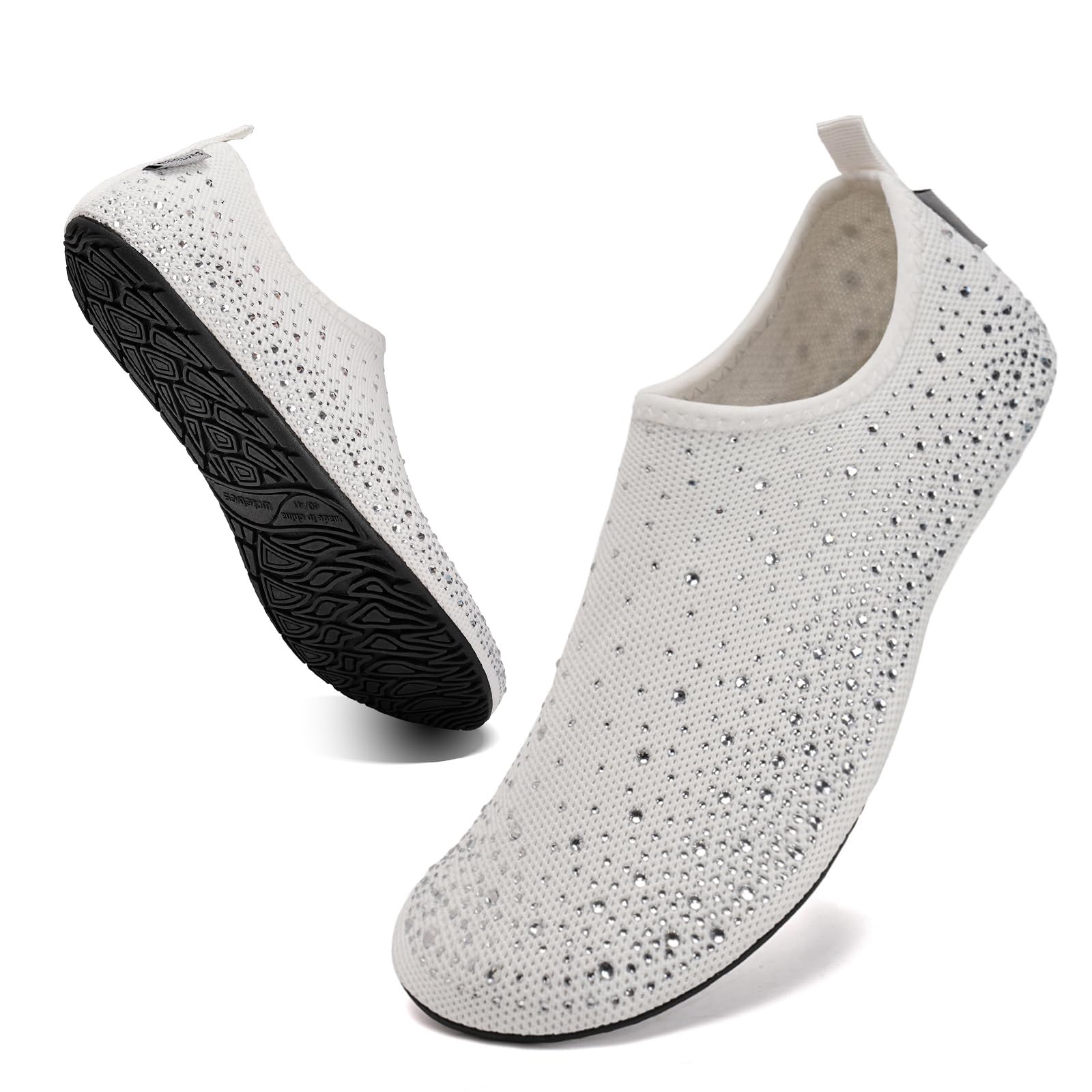 **WateLves Women's Barefoot Water Shoes - Quick-Dry Aqua Socks for Beach, Swim, Surf, Yoga & Camping | Lightweight Travel & House Slippers for Indoor/Outdoor Use**    *(Perfect for beach vacations, poolside lounging, yoga sessions, surfing adventures, and cozy indoor relaxation!)*