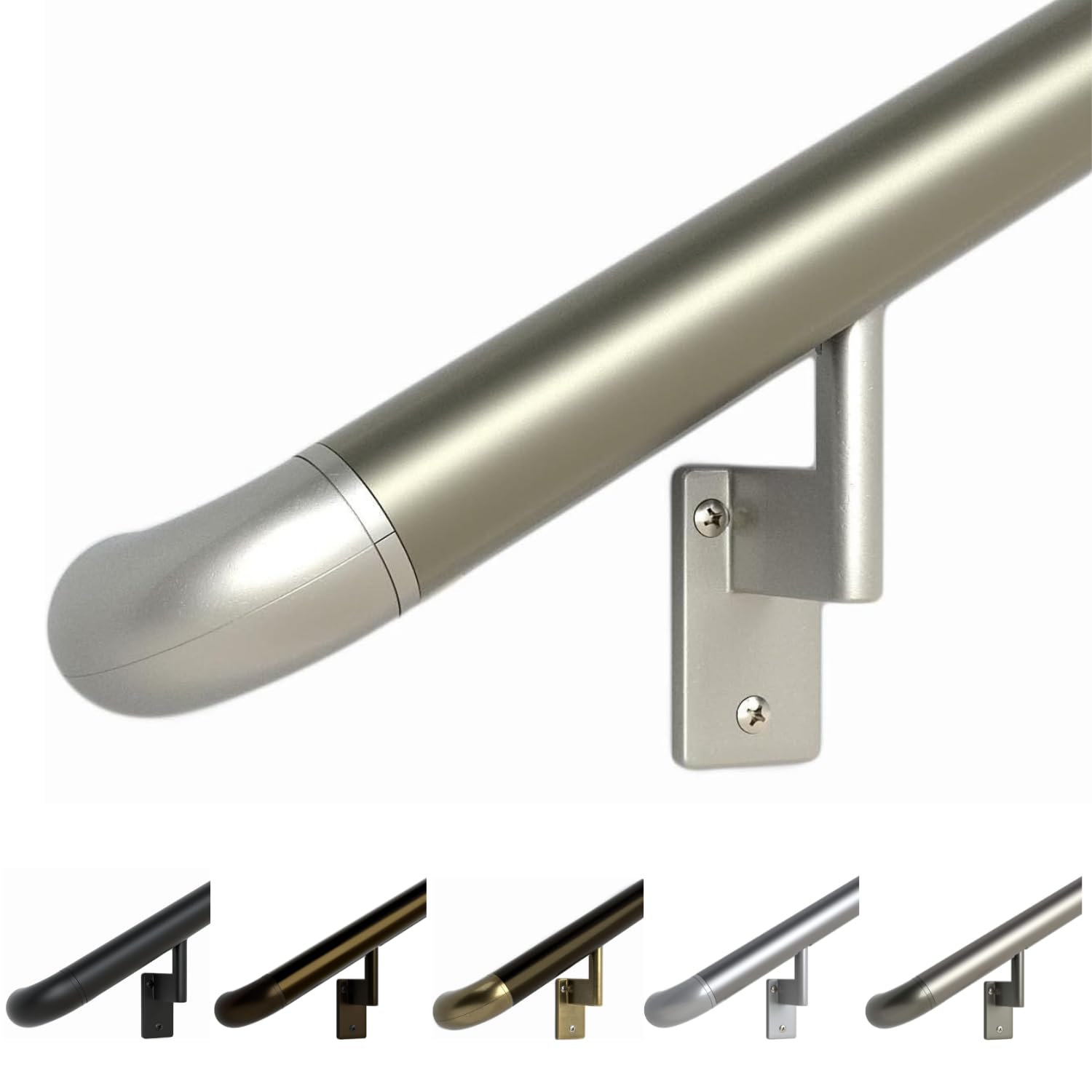 Promenaid 10ft ADA Compliant Handrail Kit - Champagne Finish - 1.6