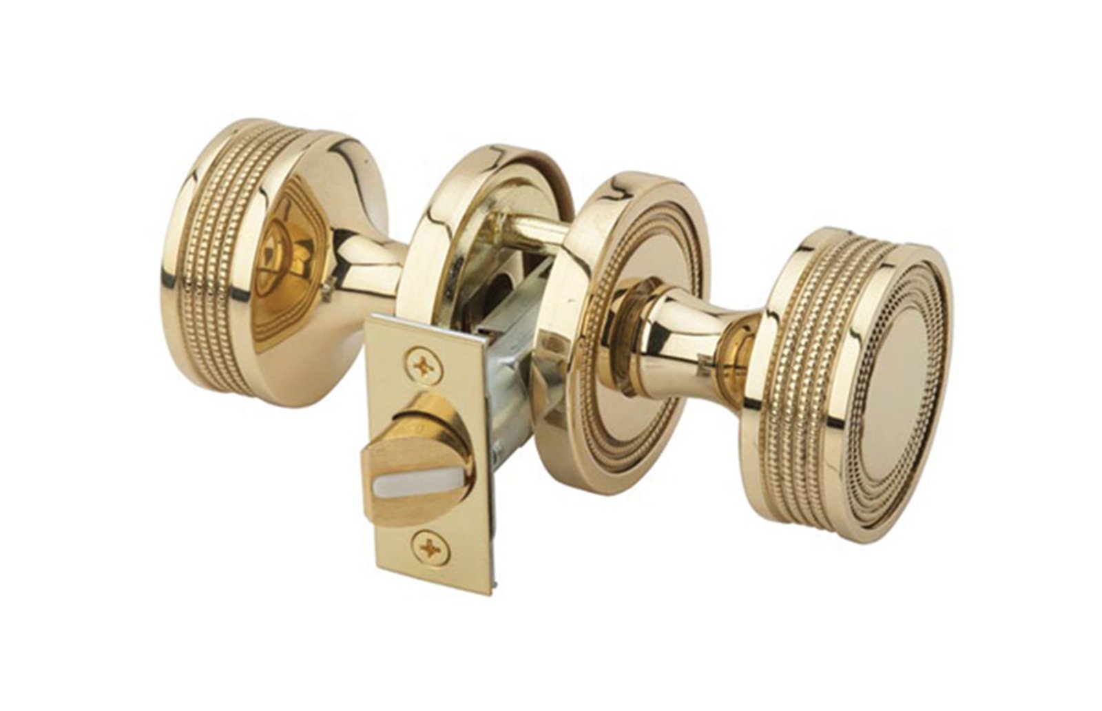 **GEORGIAN Door Knob Passage Set 5012 - Vintage Style Interior Door Hardware for Bedroom, Bathroom & Closet - Smooth Operation & Easy Installation**