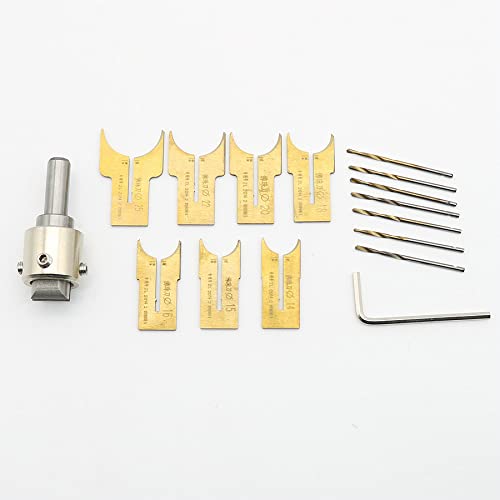 Premium Carbide Wood Router Bits Set - Woodworking Milling Cutter with Ball Blade for Wooden Beads, Molding & Drilling | Perfect for DIY Projects, Furniture Making & Crafting