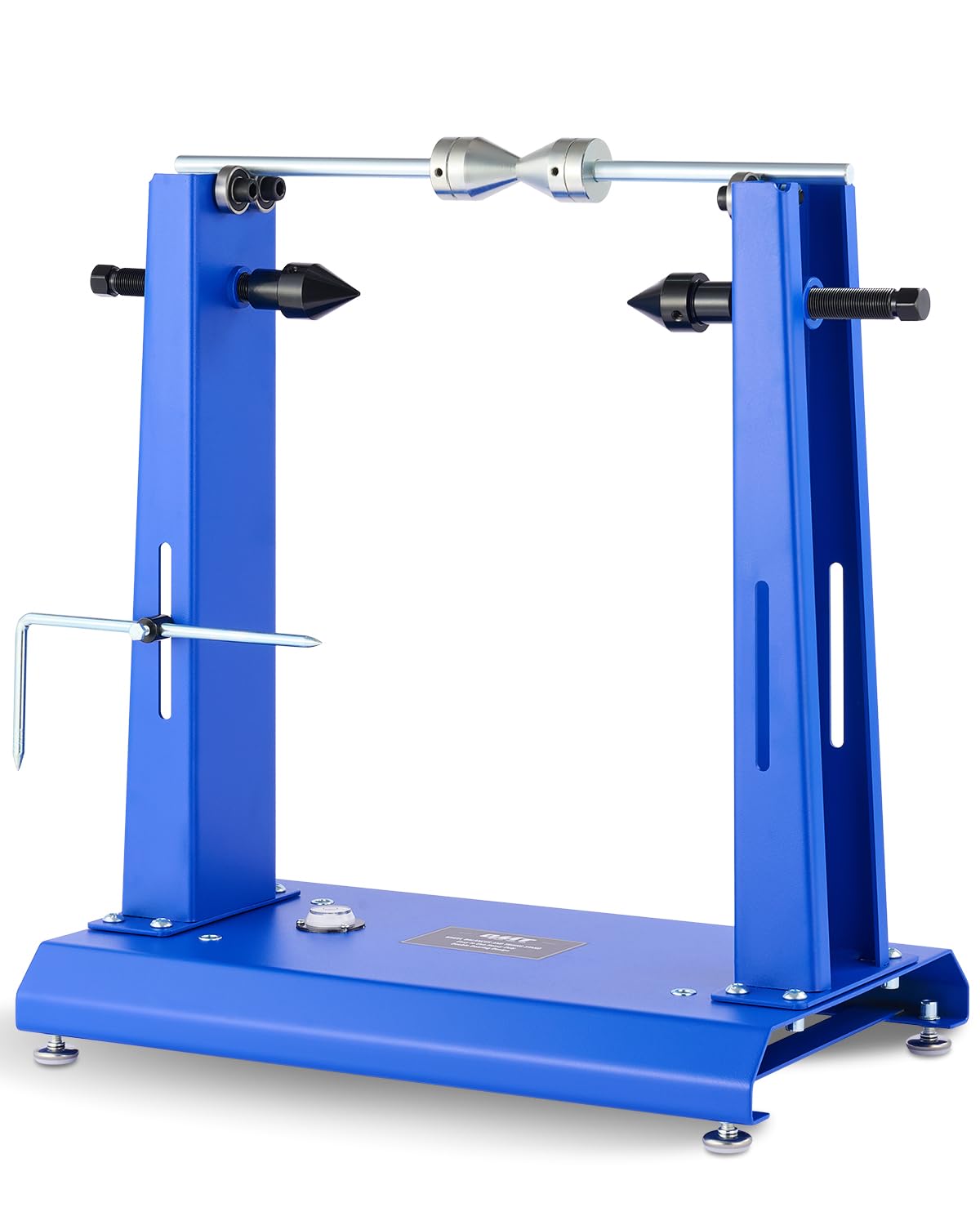 Orion Motor Tech Heavy Duty Motorcycle & Bicycle Wheel Balancer Stand - Adjustable Truing Pointer for Sport Dirt Bike Wheels - Perfect for DIY Repairs, Tire Balancing & Wheel Alignment in Home Garages