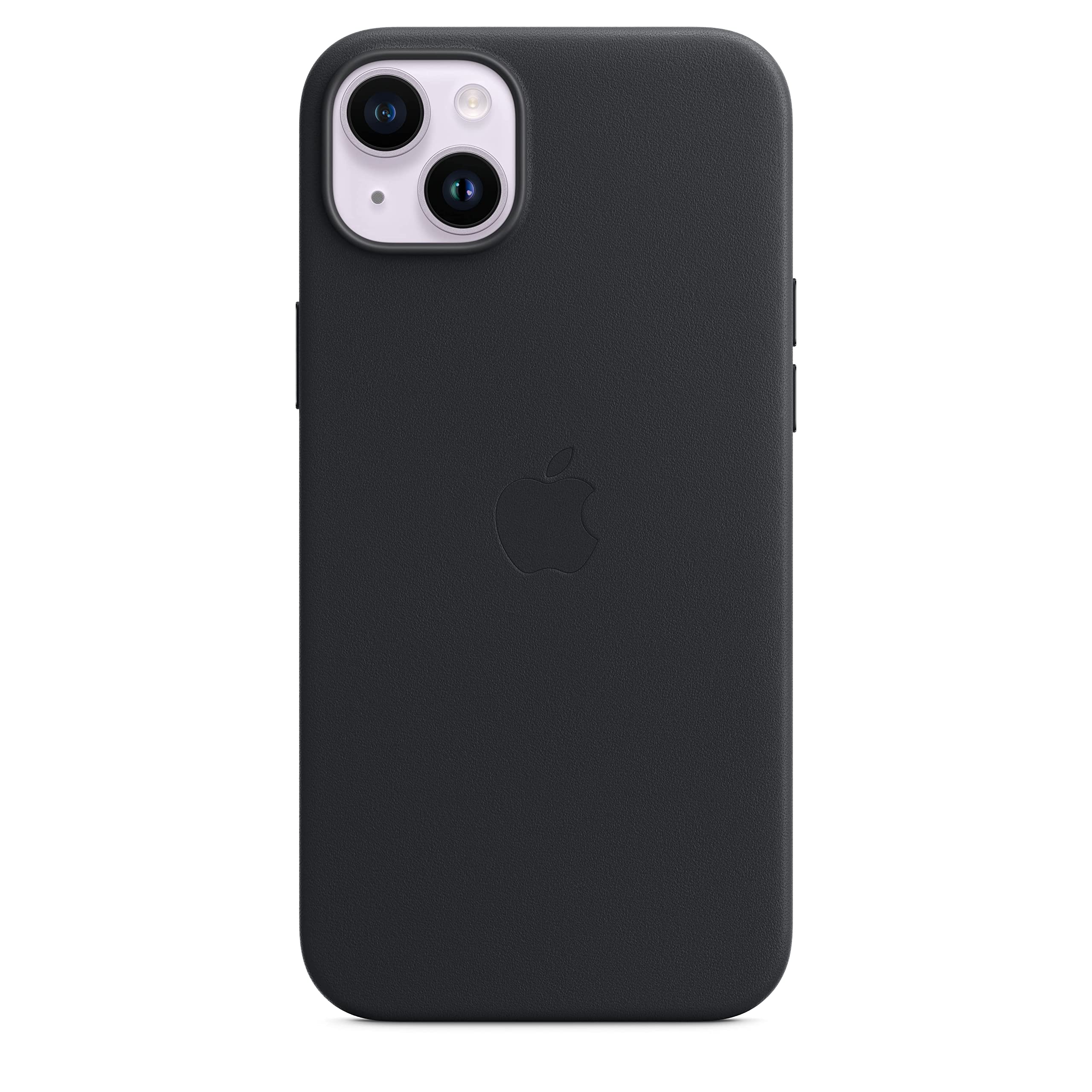Apple iPhone 14 Plus Leather Case with MagSafe - Midnight Black | Premium Protective Cover for Everyday Use, Work & Travel