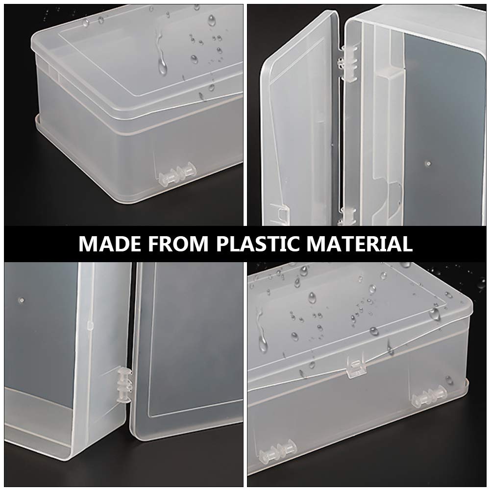 Transparent Nail Art Storage Box for Home & Salon Organizing
