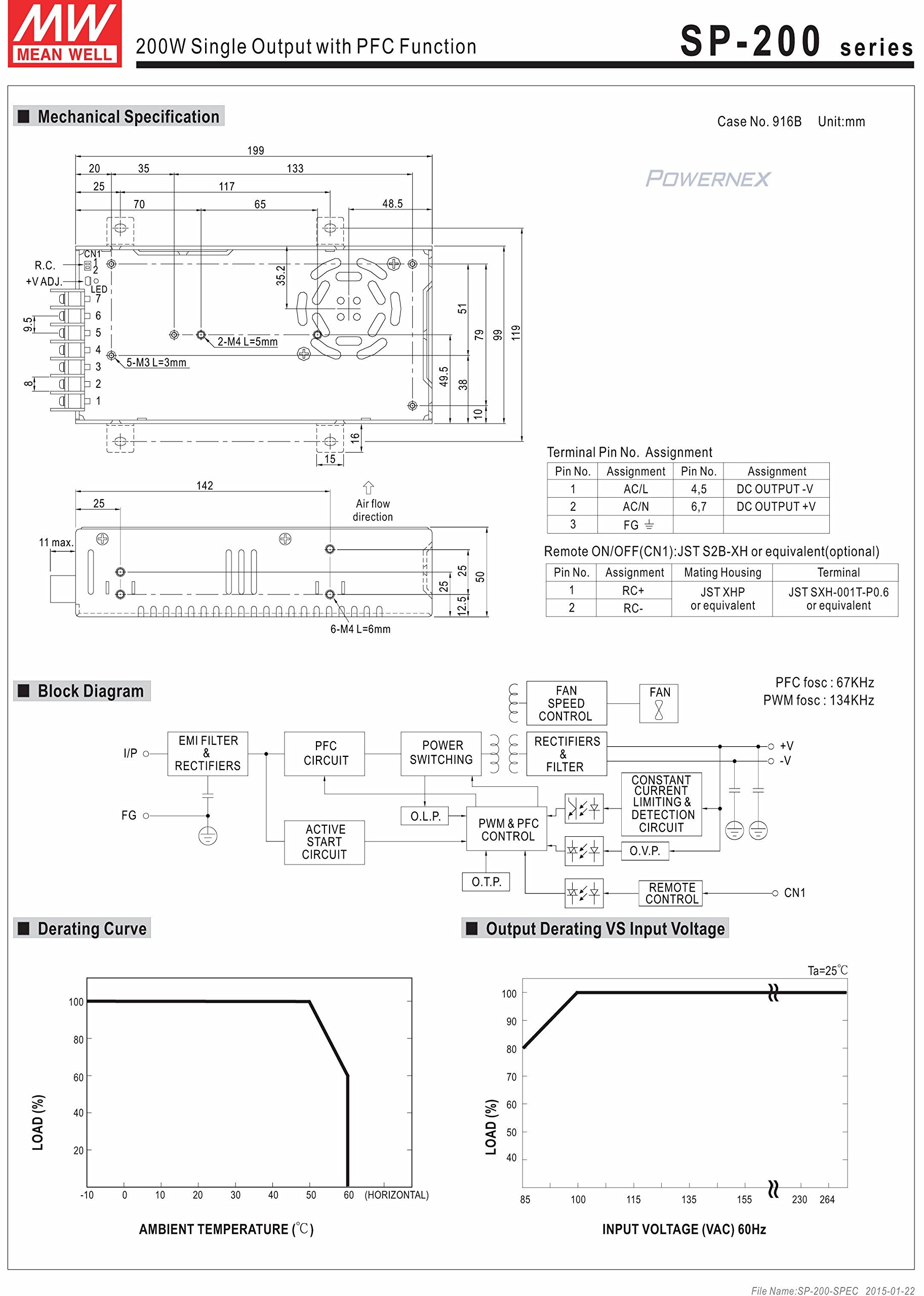200W 5V 40A Switching Power Supply with PFC Function - Ideal for LED Strips, CCTV Systems, and Industrial Equipment Power Supply