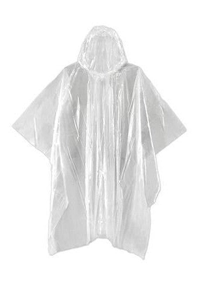 Kikkerland Emergency Rain Poncho - Compact & Waterproof Reusable Raincoat for Outdoor Camping, Hiking, Travel & Emergency Preparedness