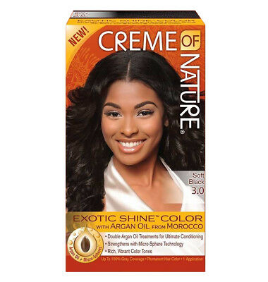 Creme of Nature Exotic Shine Color Hair Treatment - Sulfate-Free Shine Enhancing Conditioner for Natural & Colored Hair - Perfect for Salon-Quality Results at Home