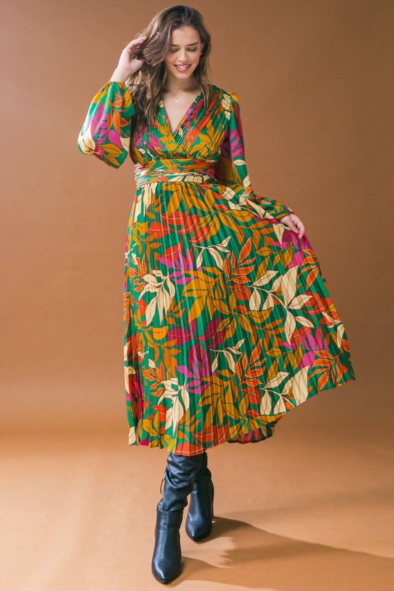 Stylish ALWAYS HAVE FUN WOVEN MIDI DRESS for Women - Flowy Summer Dress with Pockets, Perfect for Beach Vacations, Date Nights & Casual Outings