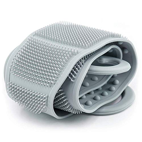 Silicone Body Scrubber - Double-Sided Exfoliating Brush for Shower & Spa