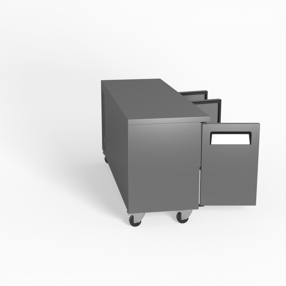 AG 3-Door Commercial Worktop Freezer with Under Bench Storage | 600mm Depth | Ideal for Restaurants, Cafes & Catering Businesses