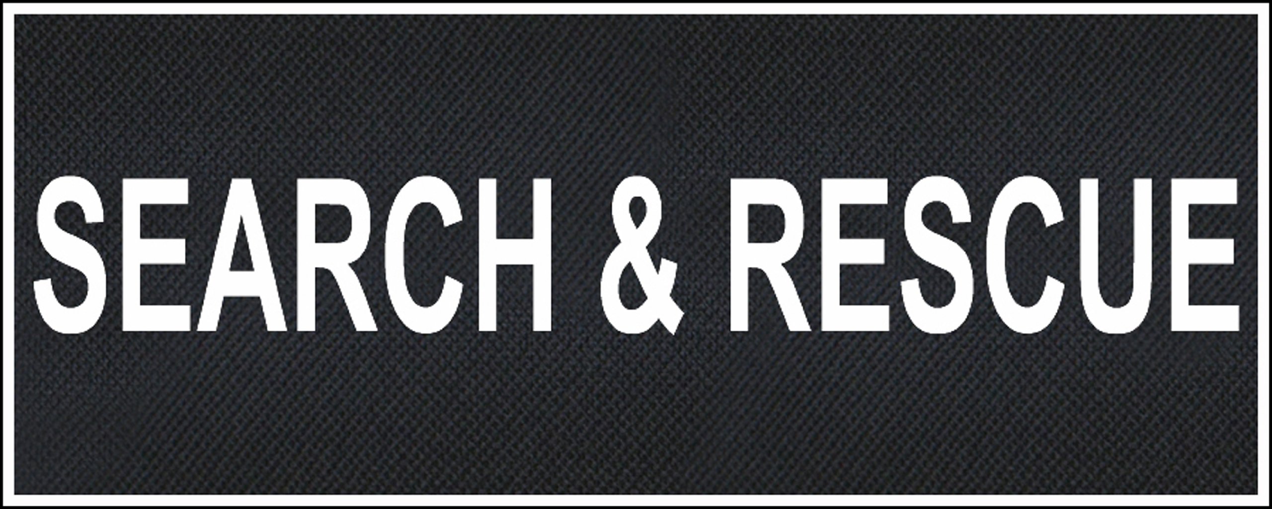 Search & Rescue Velcro Patch - Medium Nylon Hook & Loop Morale Badge by Dean & Tyler - Perfect for Tactical Vests, Backpacks & Military Gear