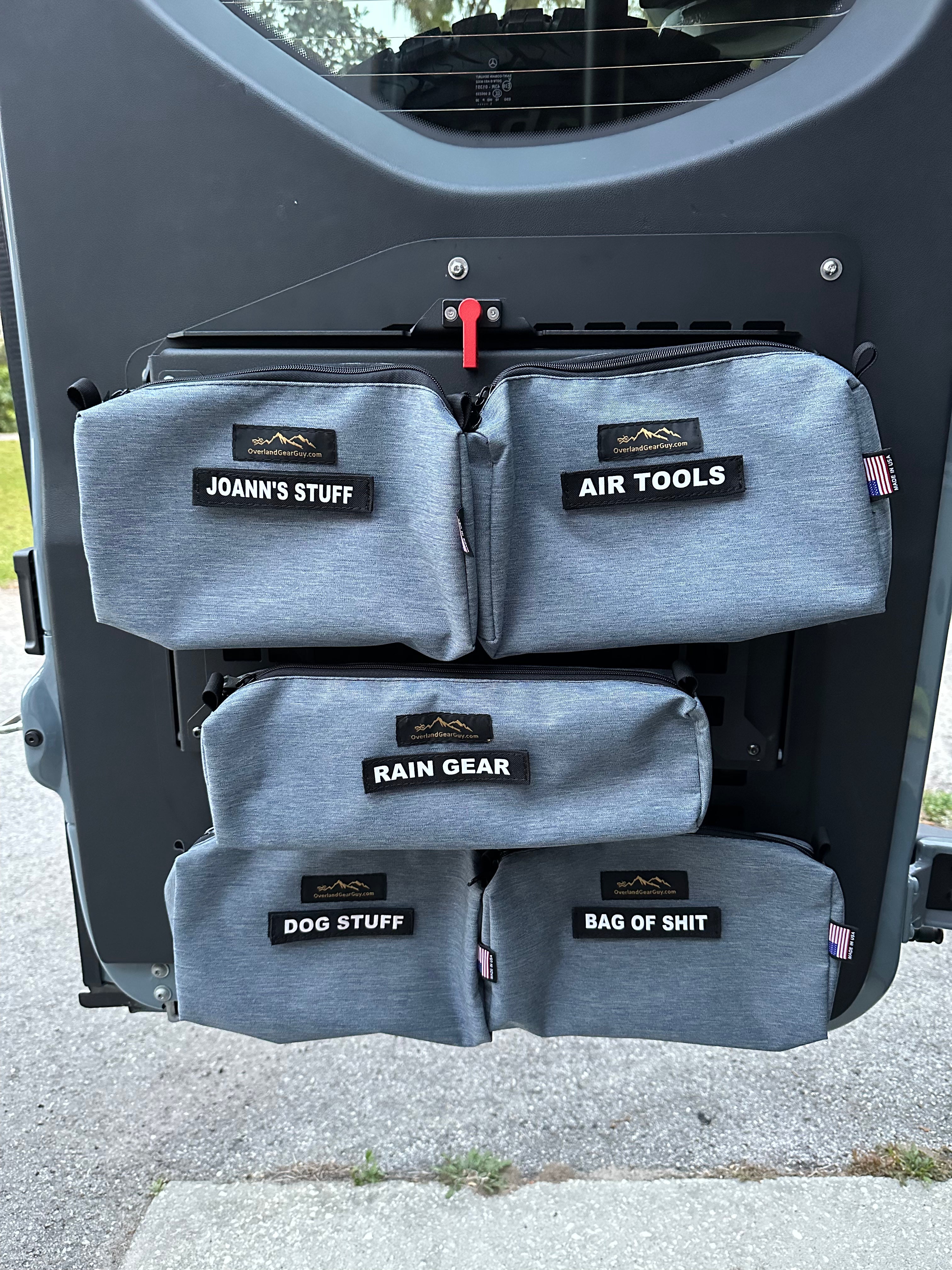 MOLLE Storage Cubby Pouches Set - Tactical Organizer for Gear & Essentials | Perfect for Hiking, Camping & Military Use