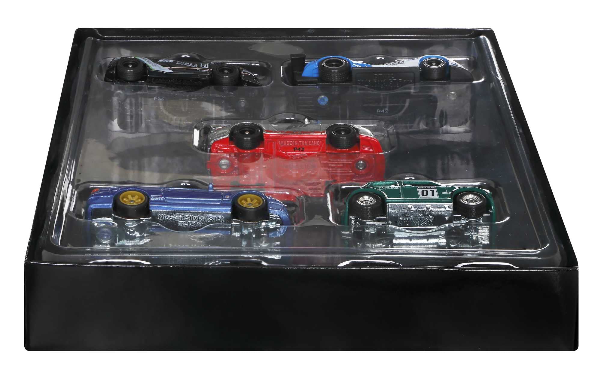 Hot Wheels HFF49 Forza 5-Pack 1:64 Scale Die-Cast Racing Cars with Authentic Details & Realistic Design - Collector's Gift & Toy for Kids Ages 3+ - Perfect for Racing Play, Display & Gifting