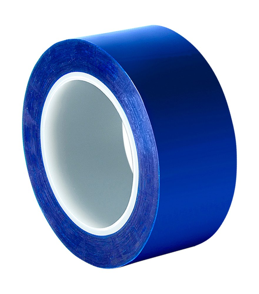 3M 8901 High-Temperature Blue Polyester/Silicone Adhesive Tape - 12