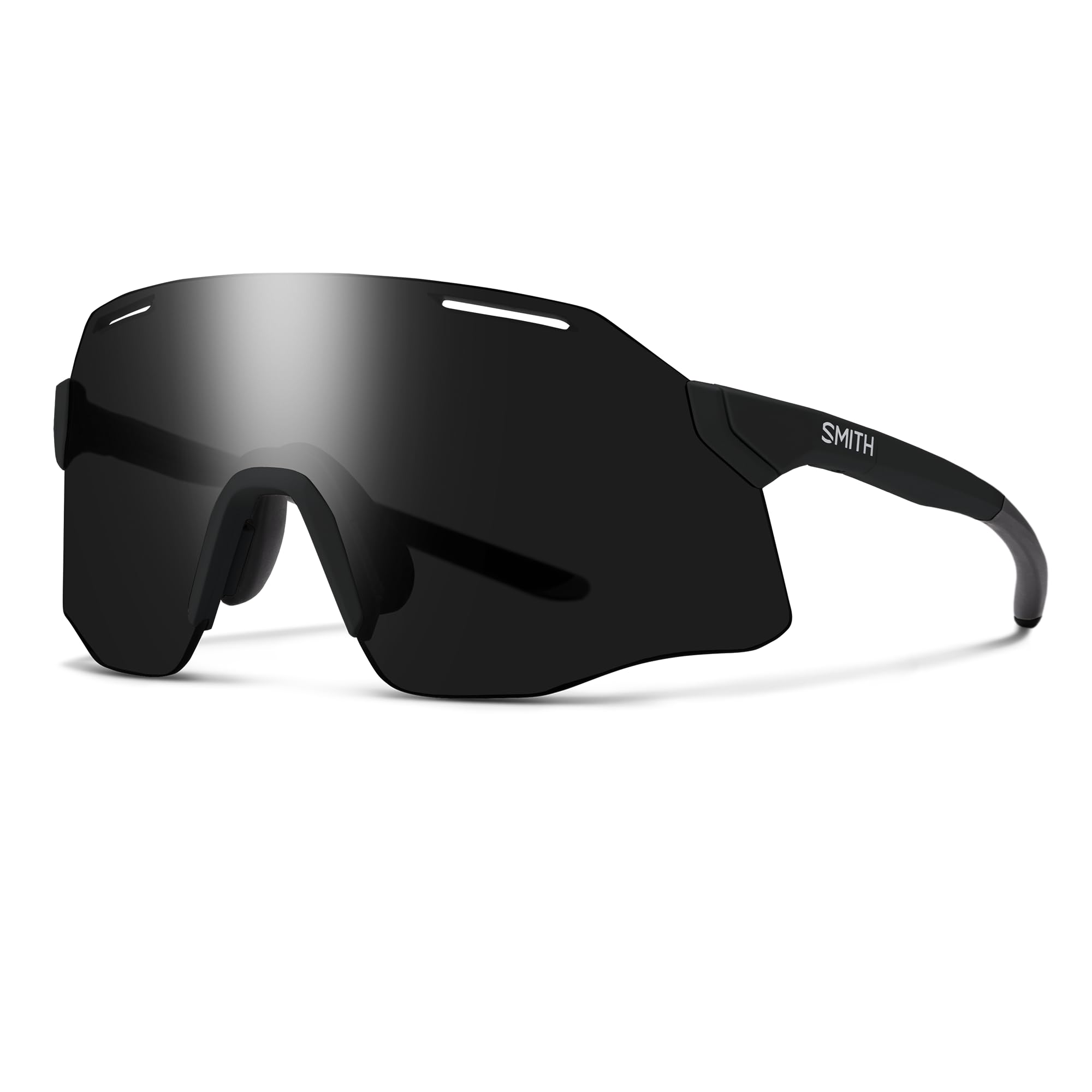 SMITH Optics Vert PivLock Sunglasses – Performance Sports Shades for Running, Cycling & MTB – Unisex Matte Black Frame with Black ChromaPop Mirror Lens – Perfect for Outdoor Adventures & Active Lifestyles