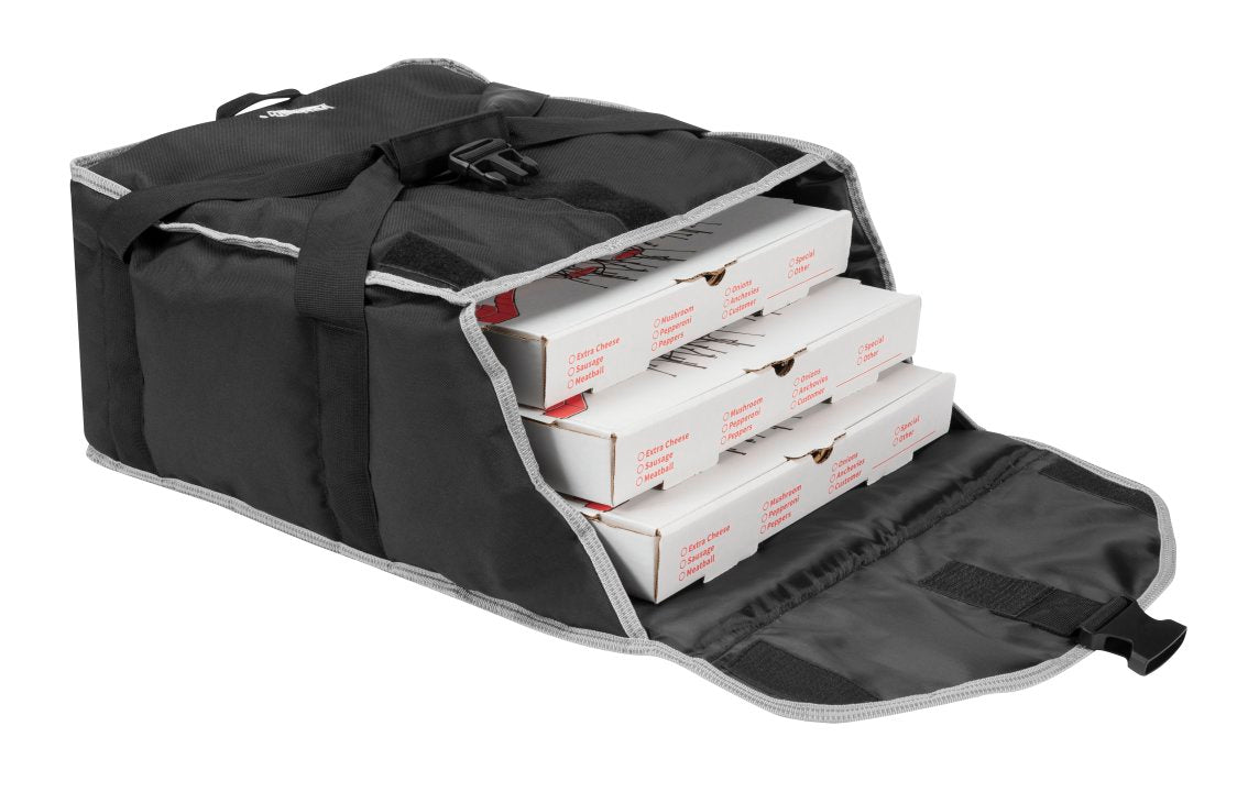 Vollrath 19x19x9 Insulated Pizza Delivery Bag - Commercial Grade Thermal Food Carrier for Hot & Cold Meals - Perfect for Restaurants, Catering & Food Delivery Services