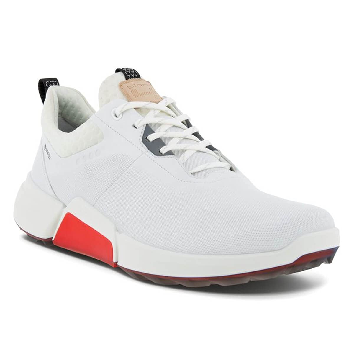 ECCO Biom Hybrid 4 Gore-Tex Waterproof Golf Shoes for Men - Breathable Spiked Golf Footwear for All-Weather Performance on the Course