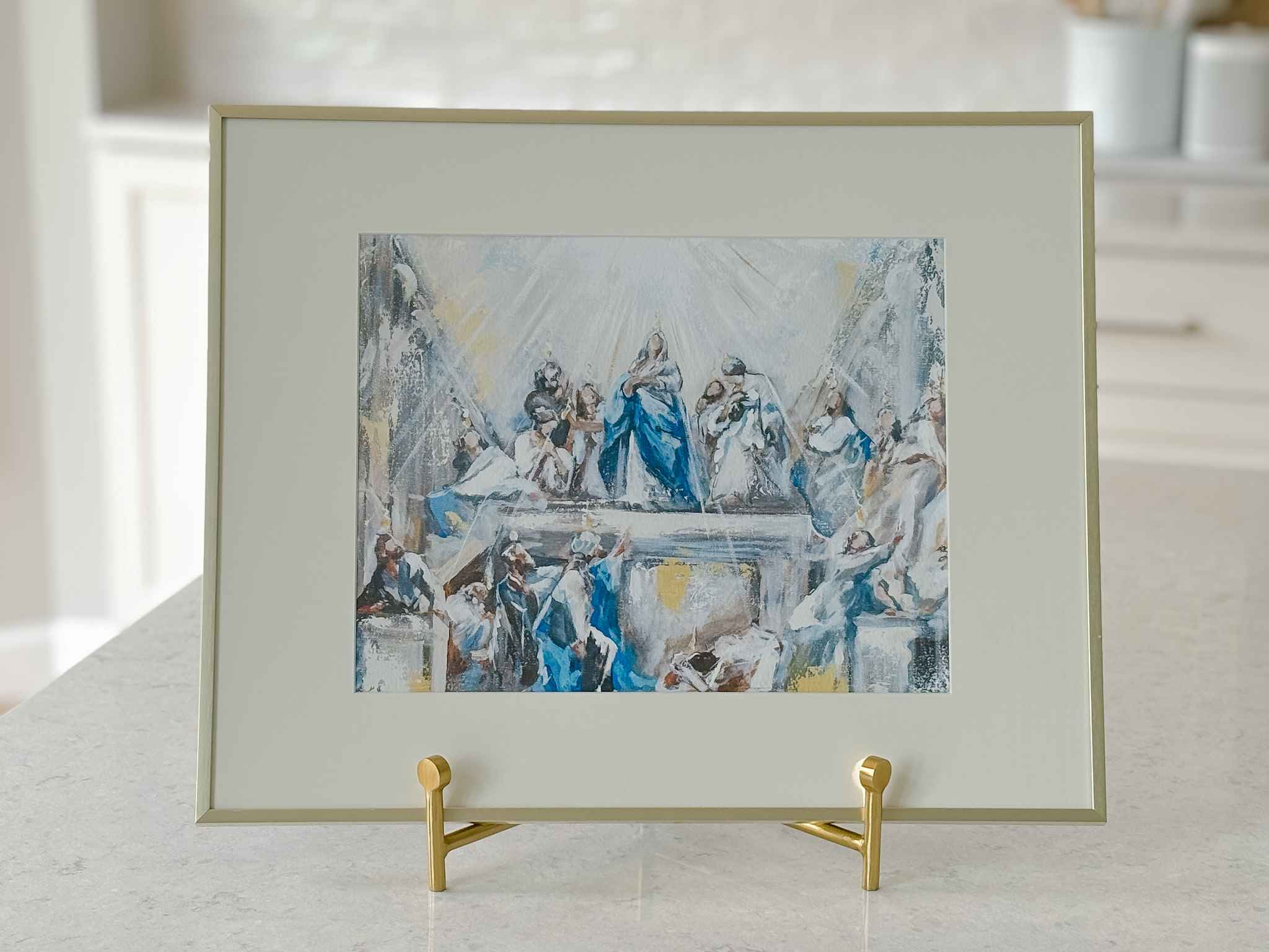 Pentecost Print - Religious Wall Art Decor for Home, Church & Office - Inspirational Christian Gifts & Faith-Based Decorations