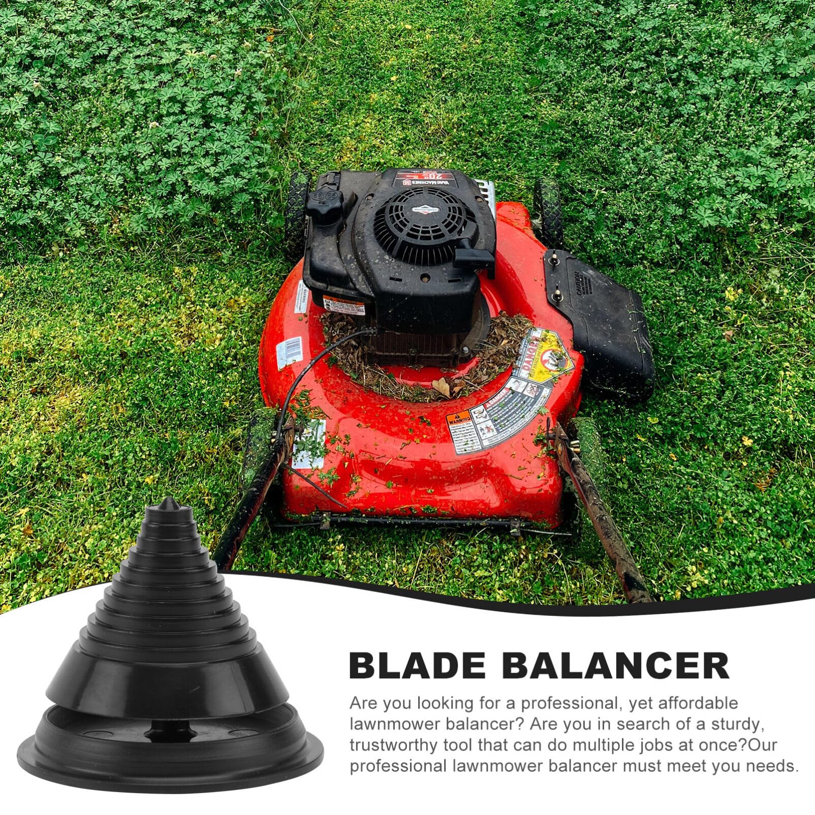 ULTECHNOVO Lawn Mower Blade Replacement - Durable Plastic Blade Kit Compatible with Most Lawn Mowers - Perfect for Outdoor, Courtyard, Garden & Yard Grass Cutting & Maintenance
