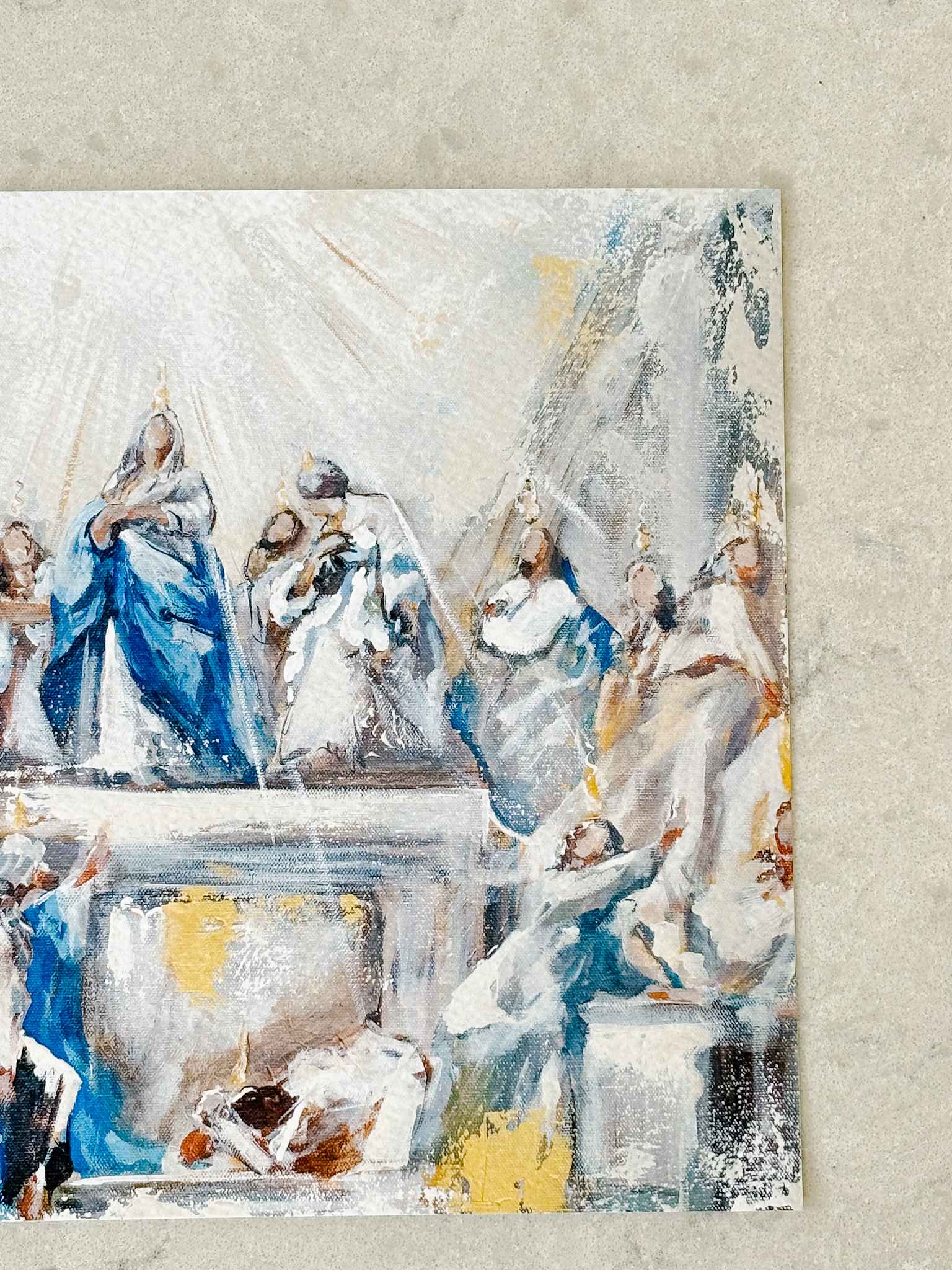 Pentecost Print - Religious Wall Art Decor for Home, Church & Office - Inspirational Christian Gifts & Faith-Based Decorations