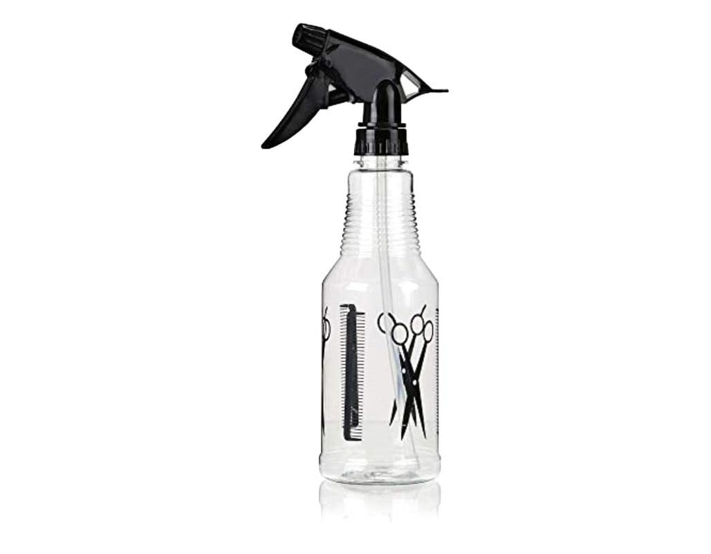 RAVARIYA 500ml Professional Empty Spray Bottles (Pack of 3) - Multipurpose Refillable Plastic Water Sprayer for Hair Styling, Face Mist, Cleaning & Salon Use - Transparent White for Easy Liquid Monitoring | Perfect for Home, Salon, Gardening & Travel