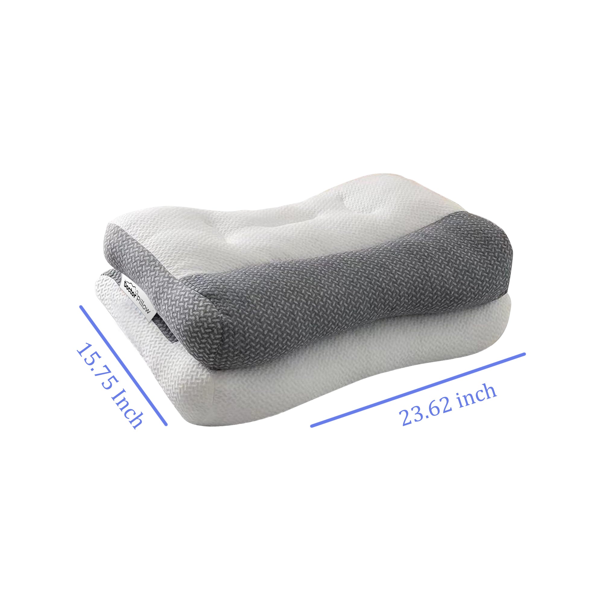 DR PILLOW PAIN AWAY Neck Traction Pillow - Ergonomic Invisible Spring Support for Neck Pain Relief | Perfect for Sleeping, Travel & Office Use