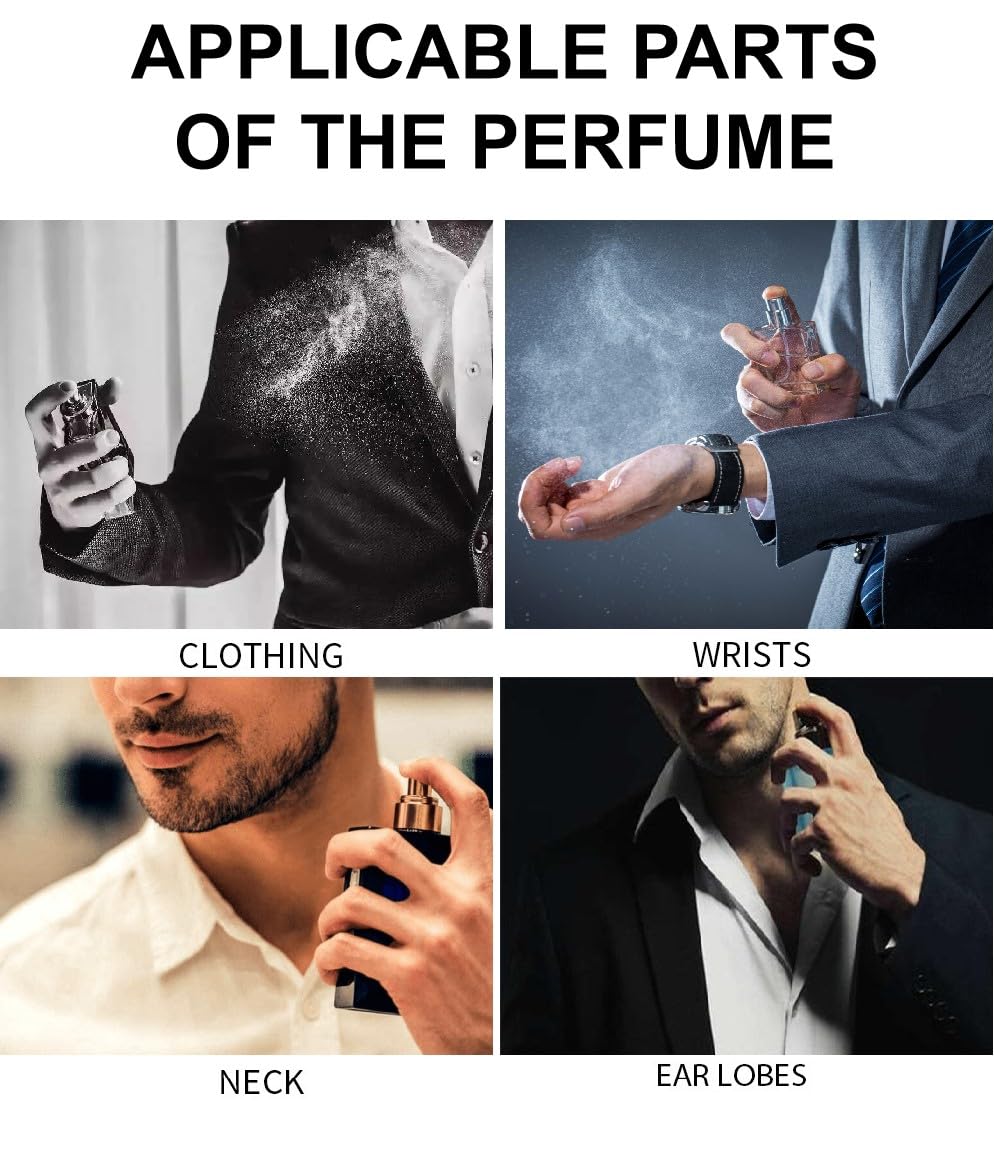 Best Men's Cologne & Pheromone Perfume Spray - Light Woody Fragrance for Lasting Attraction | Day & Night Wear, Dating, Office & Special Occasions