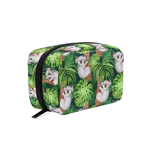 Cute Koala Bear Tree Makeup Organizer - Printed Small Cosmetic Bag for Travel Toiletry & Beauty Essentials | Perfect Travel Accessories for Teens, Girls & Women | Great for Daily Use, Vacation Trips & Gift Giving