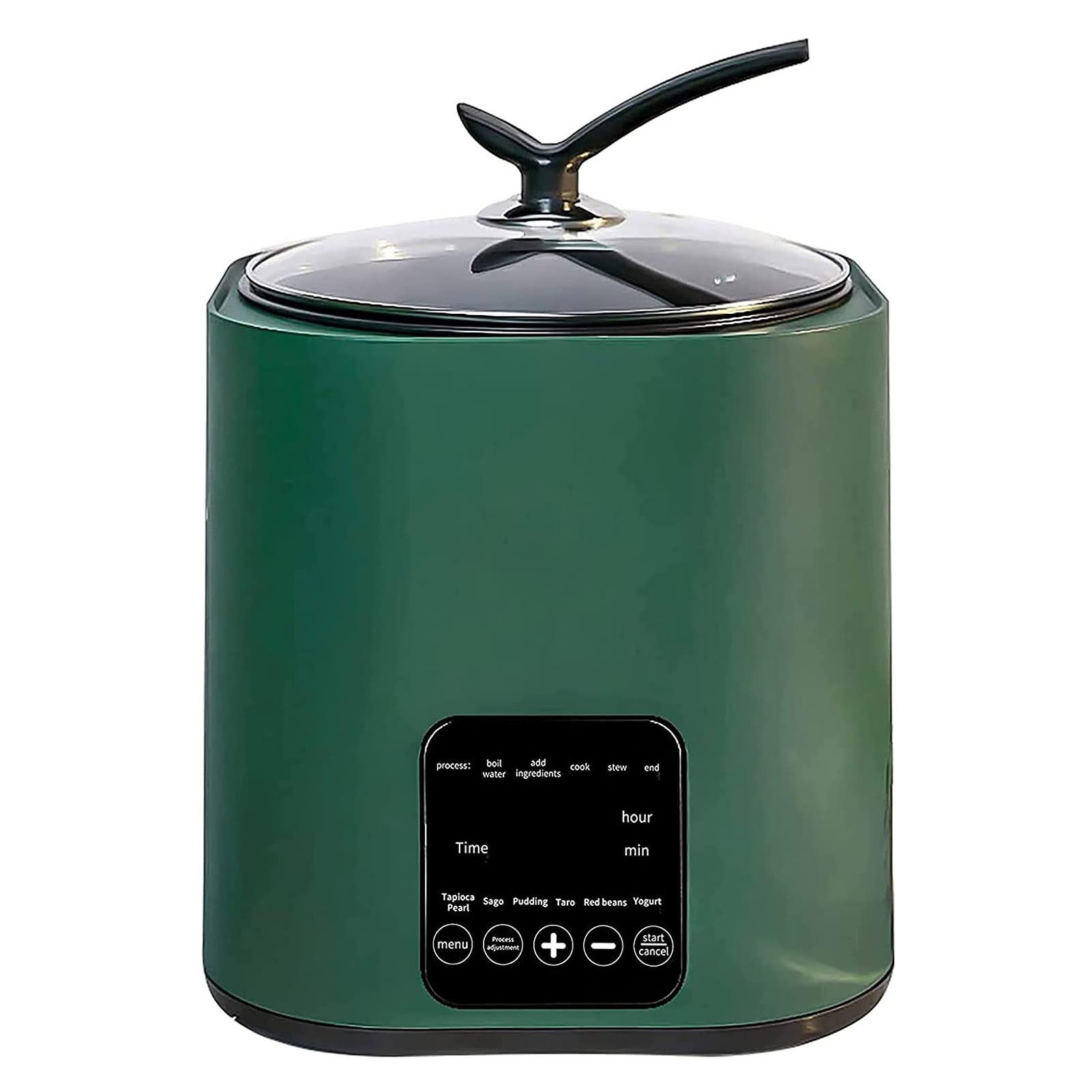 1300W 9L Commercial Automatic Tapioca Boba Pearl Cooker with Smart Control Panel - Fully Automatic Milk Tea Pearl Maker for Bubble Tea Shops, Cafes & Home Use (Green)