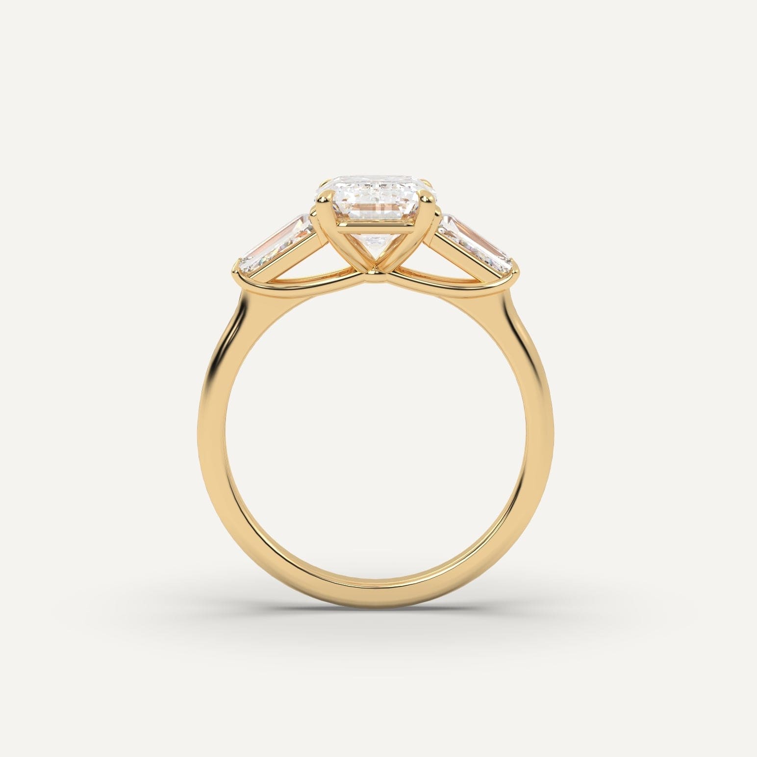 2 Carat Emerald Cut Diamond Ring - Elegant Solitaire Engagement Ring for Women | Perfect for Proposals, Anniversaries & Special Occasions