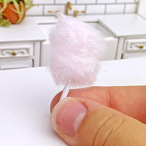 Miniature Cotton Candy for Dollhouse - Sweet Decor & Play