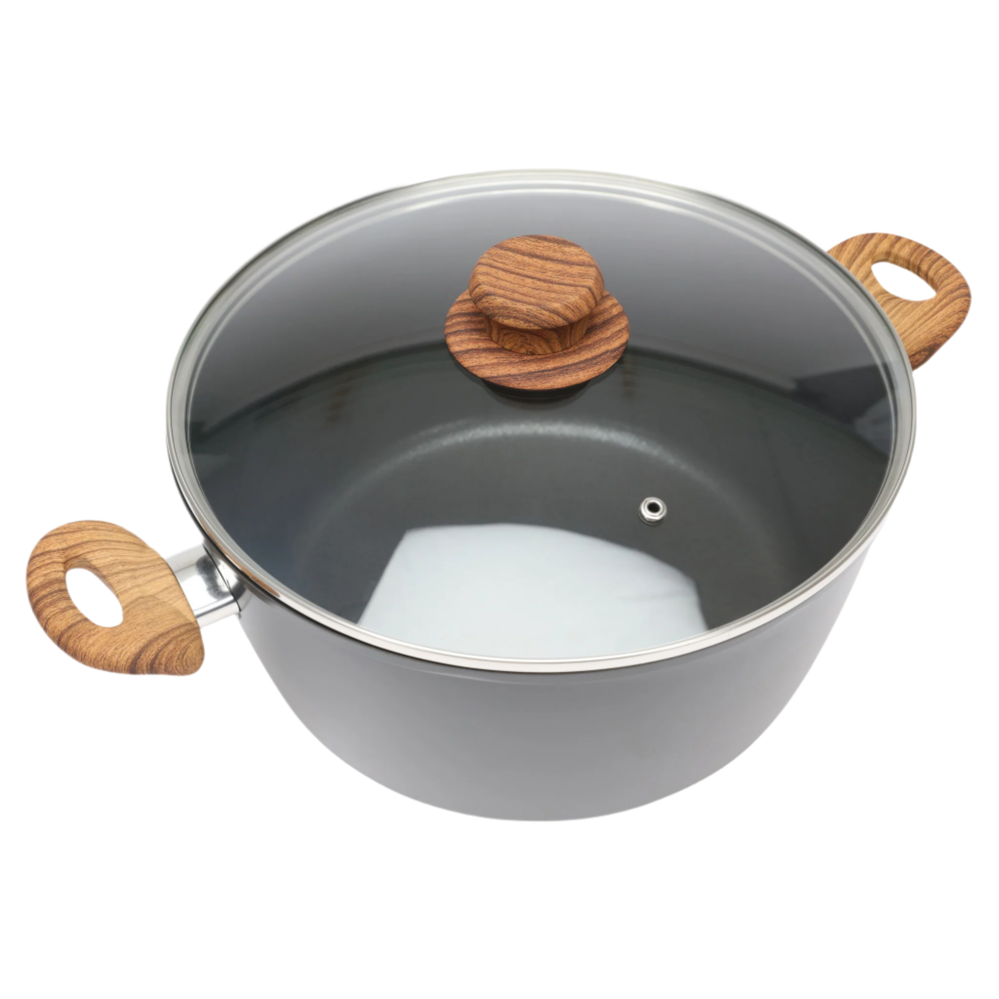Premium Stainless Steel Gourmet Cooking Pot with Lid - Taste The Difference - Perfect for Soups, Stews & Pasta Dishes