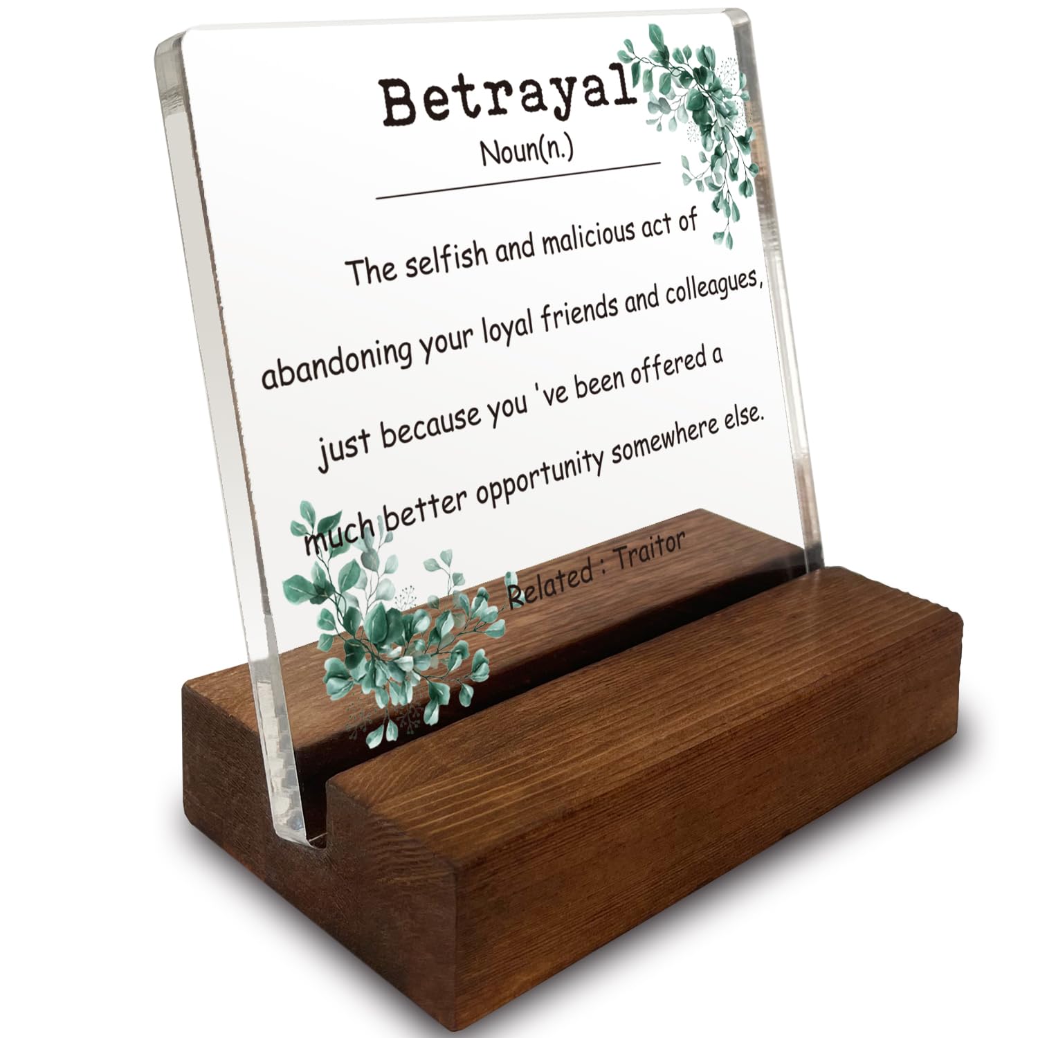 Funny Sarcastic Coworker Leaving Gifts for Women - Best Farewell Gifts for Work Bestie, Colleague & Coworkers | Unique Going Away & Good Luck Present for Office Friends | Perfect for Retirement, Job Change or Relocation Gifts