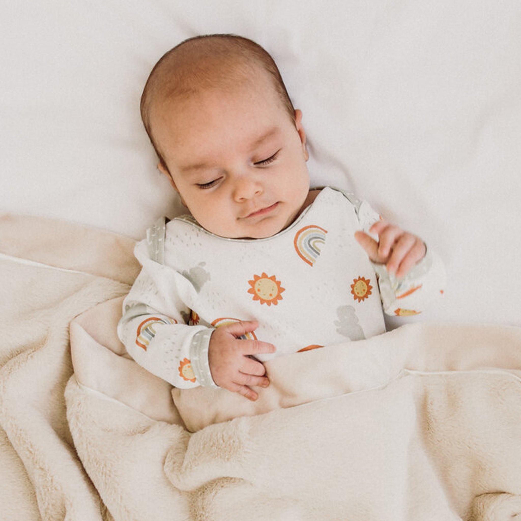 Newborn Little Sunshine Knotty Gown and Hat Set - Soft Baby Outfit for Photoshoots, Christening & Special Occasions
