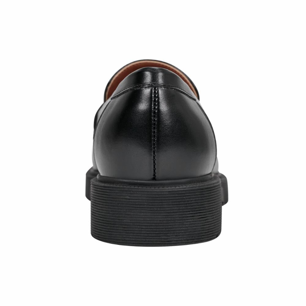 Marc Fisher Women's Johnie Black Leather Ankle Boots - Stylish & Comfortable for Work, Casual Outfits & Fall Fashion