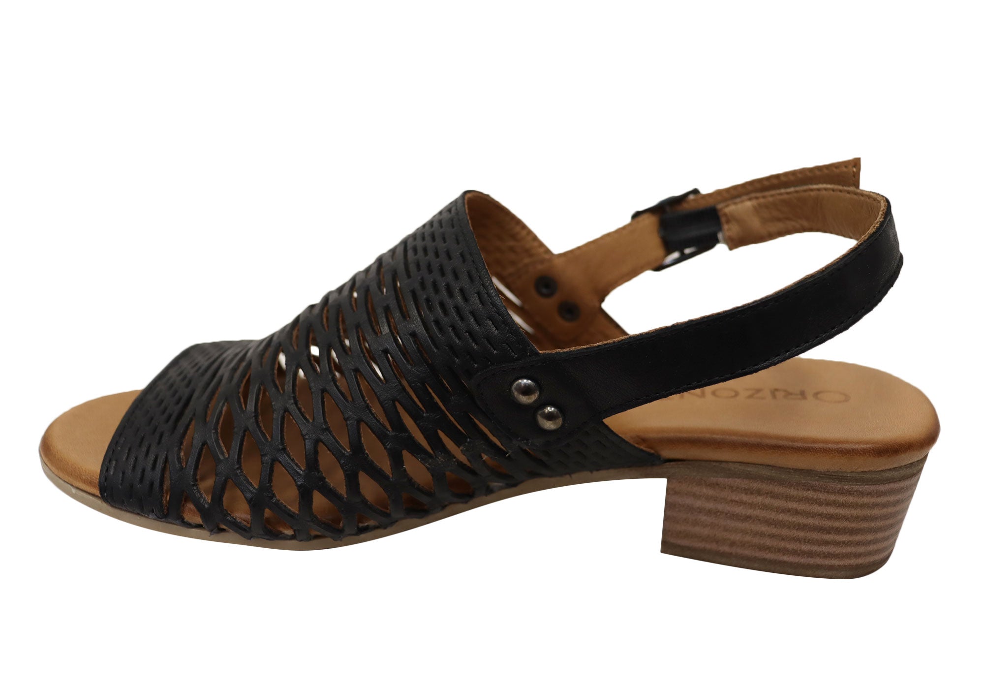 Orizonte Mimosa Women's Comfortable European Leather Sandals - Stylish & Supportive for Walking, Travel & Summer Outfits