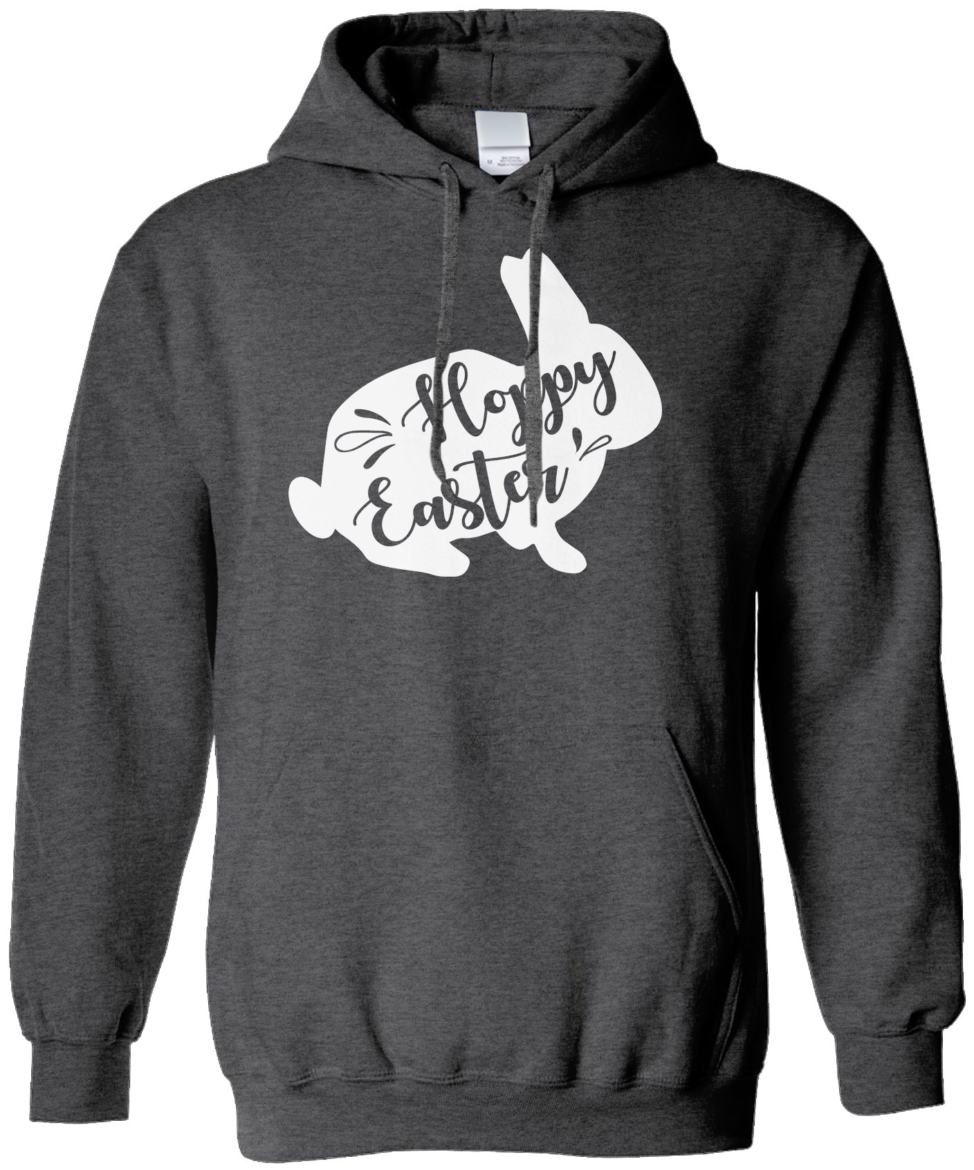 Threadrock Hoppy Easter Bunny Unisex Hoodie Sweatshirt - Soft Cotton Pullover for Men & Women - Perfect for Easter Celebrations, Spring Outfits & Casual Wear