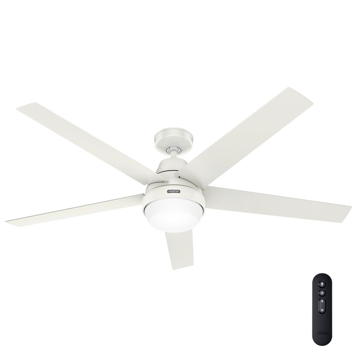 Aerodyne 60 Inch Indoor Smart Fan with LED Light, Remote Control, ENERGY STAR Certified - Perfect for Living Room, Bedroom, and Office Cooling