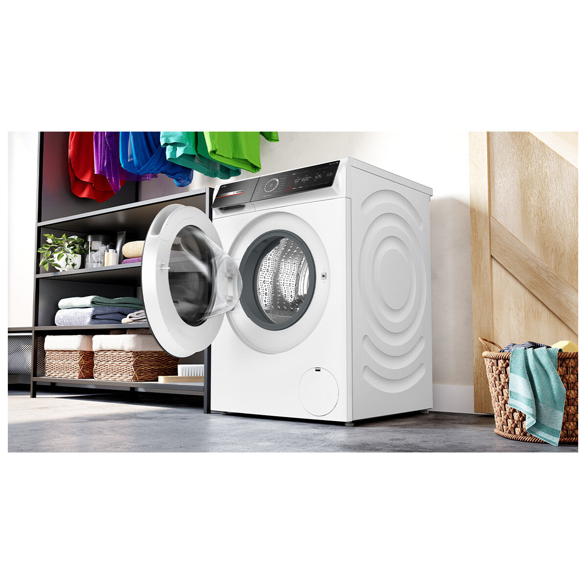 Bosch Series 8 10kg Front Load Washing Machine with i-DOS WGB256A1AU - Energy Efficient Smart Washer for Large Families | Perfect for Laundry Rooms & Apartments