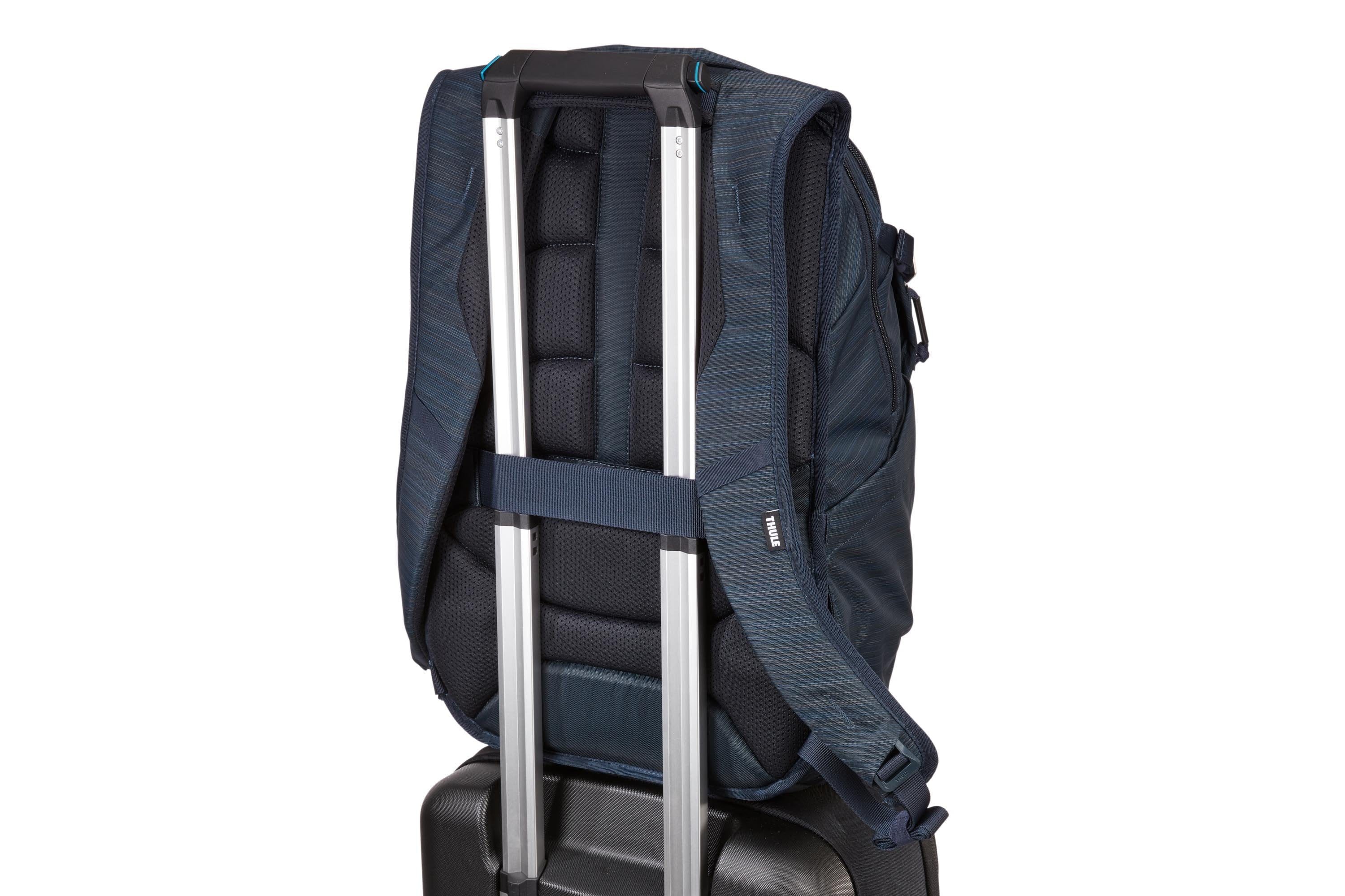 Thule Construct 24L Laptop Backpack - Carbon Blue | Water-Resistant Travel & Work Backpack for Men & Women | Perfect for Commuting, Business Trips & Daily Use