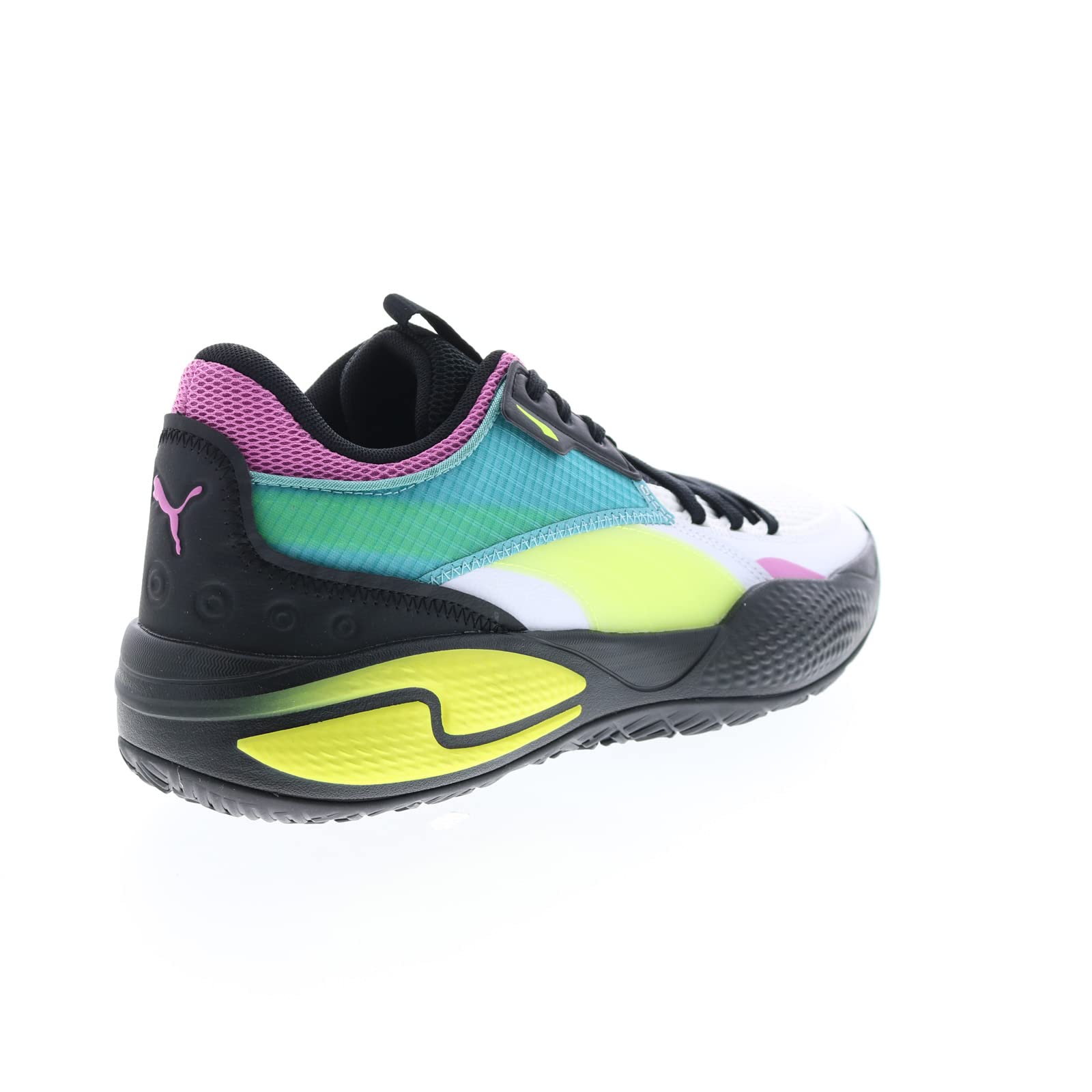 PUMA Men's Court Rider SWXP White Basketball Shoes - Size 10.5 | High-Performance Athletic Sneakers for Indoor & Outdoor Court Play