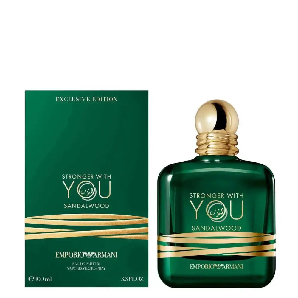 Stronger With You Sandalwood Eau de Parfum 100ml for Men - Long Lasting Fragrance for Date Night & Special Occasions
